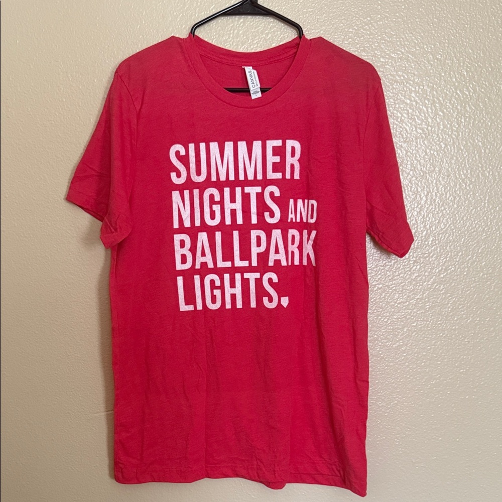 Bella Canvas Vibrant Red Tee NWOT